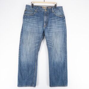 Levis 557 Relaxed Boot Cut Jeans Mens 38x32 Blue Denim Cowboy Western Fit